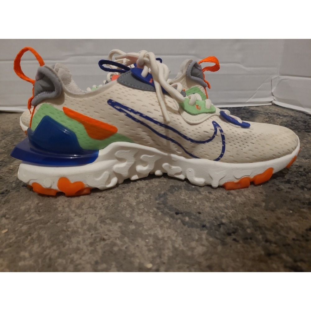 Nike React Vision Womens Size 6.5 Sneakers Pale Ivory C17523-104 - Picture 12 of 16